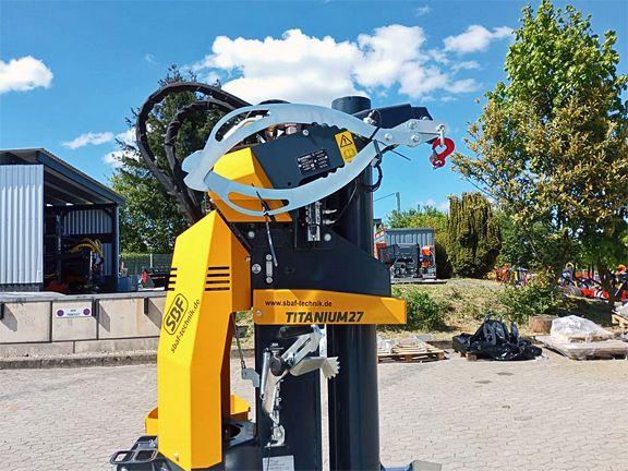 sb0214273uni Holzspalter TITANIUM 27-CD-CDF_Winde8HR_Logo