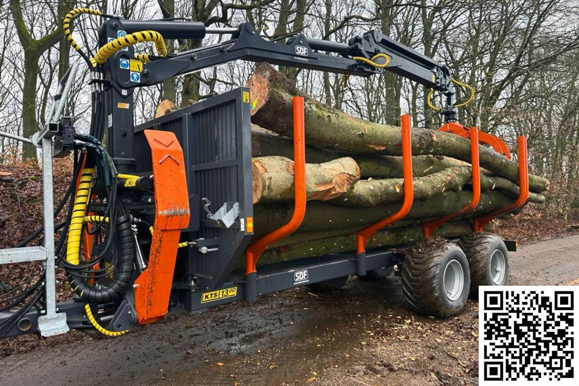 sb0218260kts_KTS13000_Rückewagen_mit-Kran-8.6m_QRcode